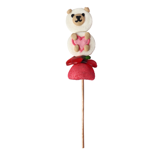 Brochette guimauve Ours Cœur