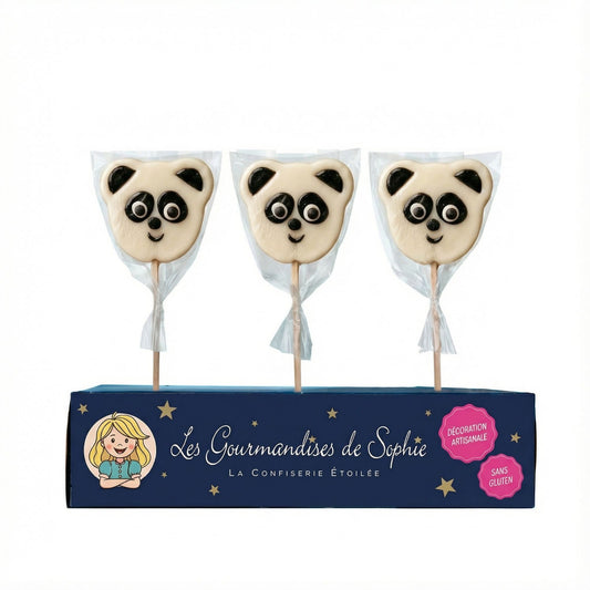 Sucette sucre cuit Panda