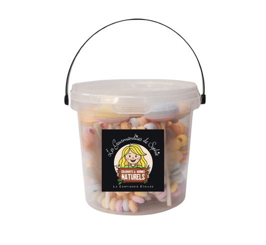 Grand seau Colliers & Sucettes Dextrose 220 g