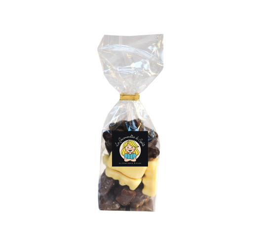 Sachet Trio Oursons guimauves chocolat 150 g