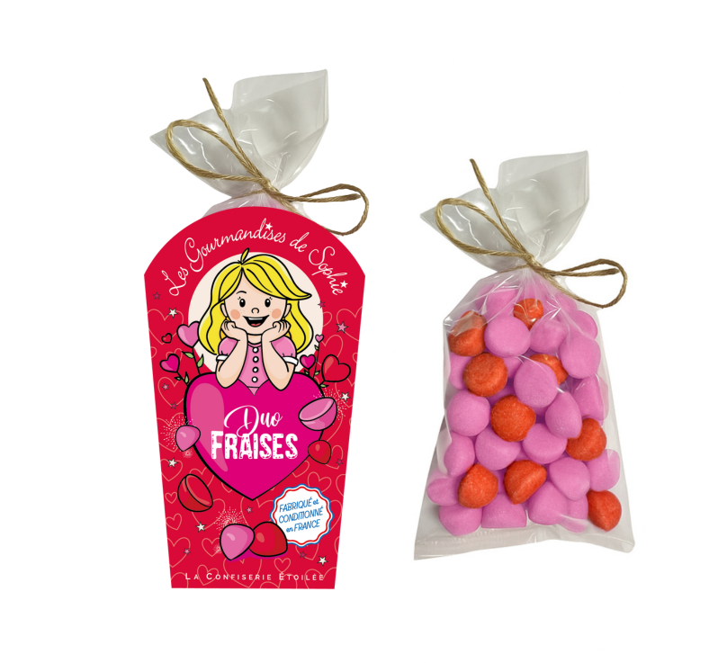 Pot gourmand Duo Fraises 150 g
