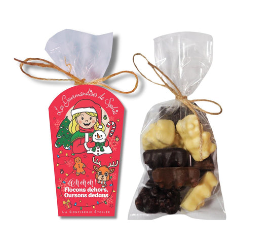 Pot gourmand Choco Guimauve de Noël 160 g