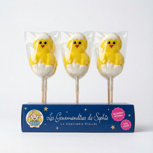 Sucette sucre cuit Canari